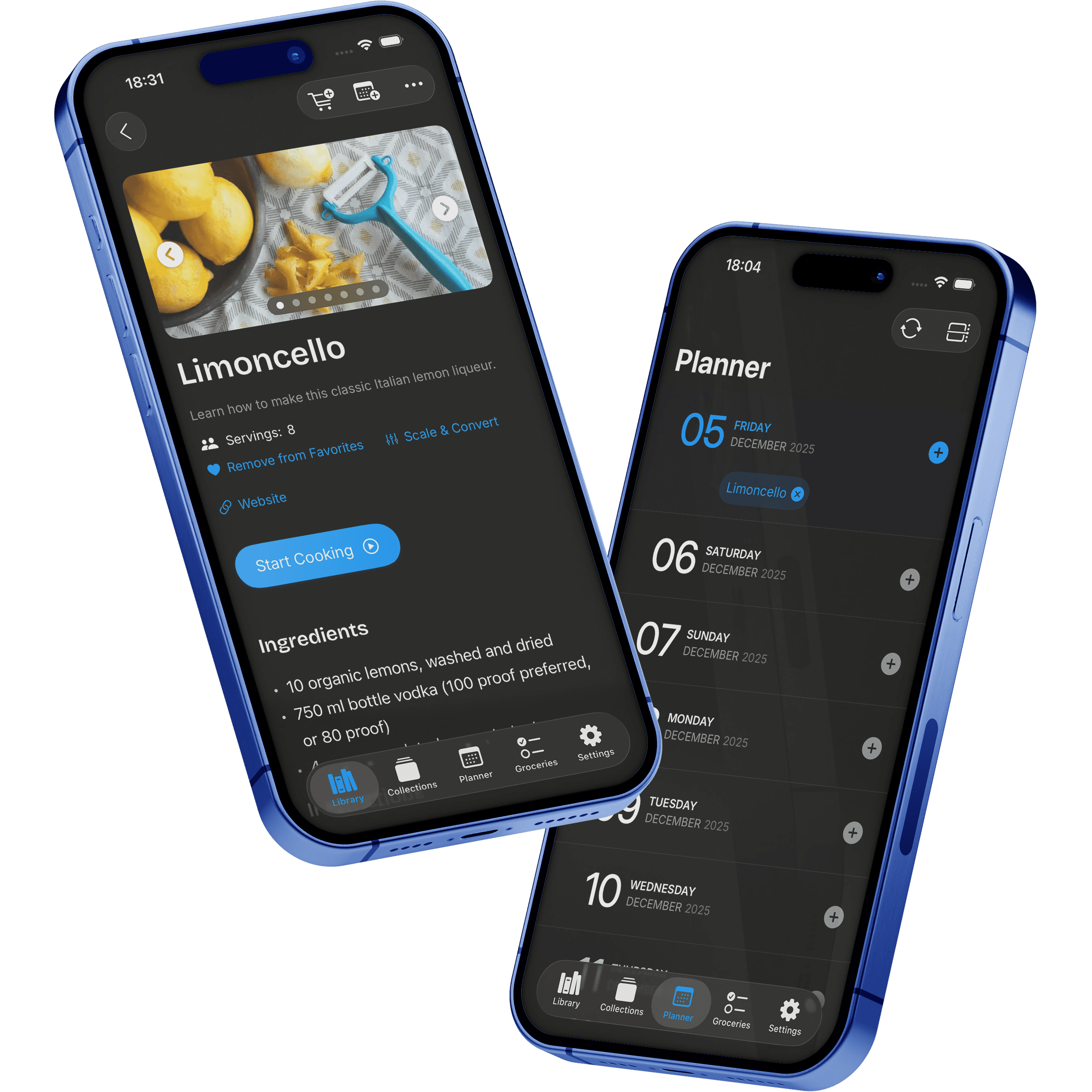 Modern Kitchen App Interface