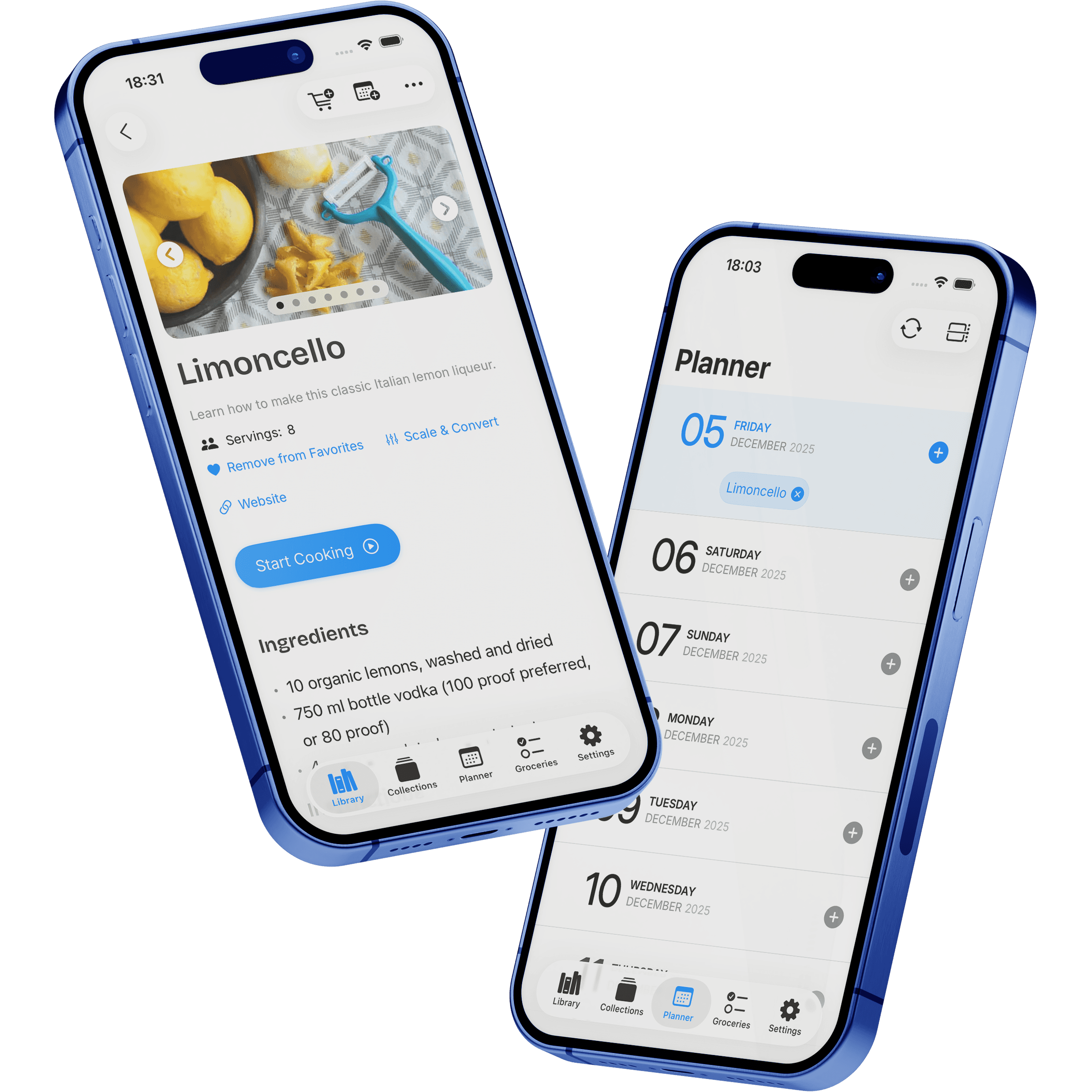 Modern Kitchen App Interface
