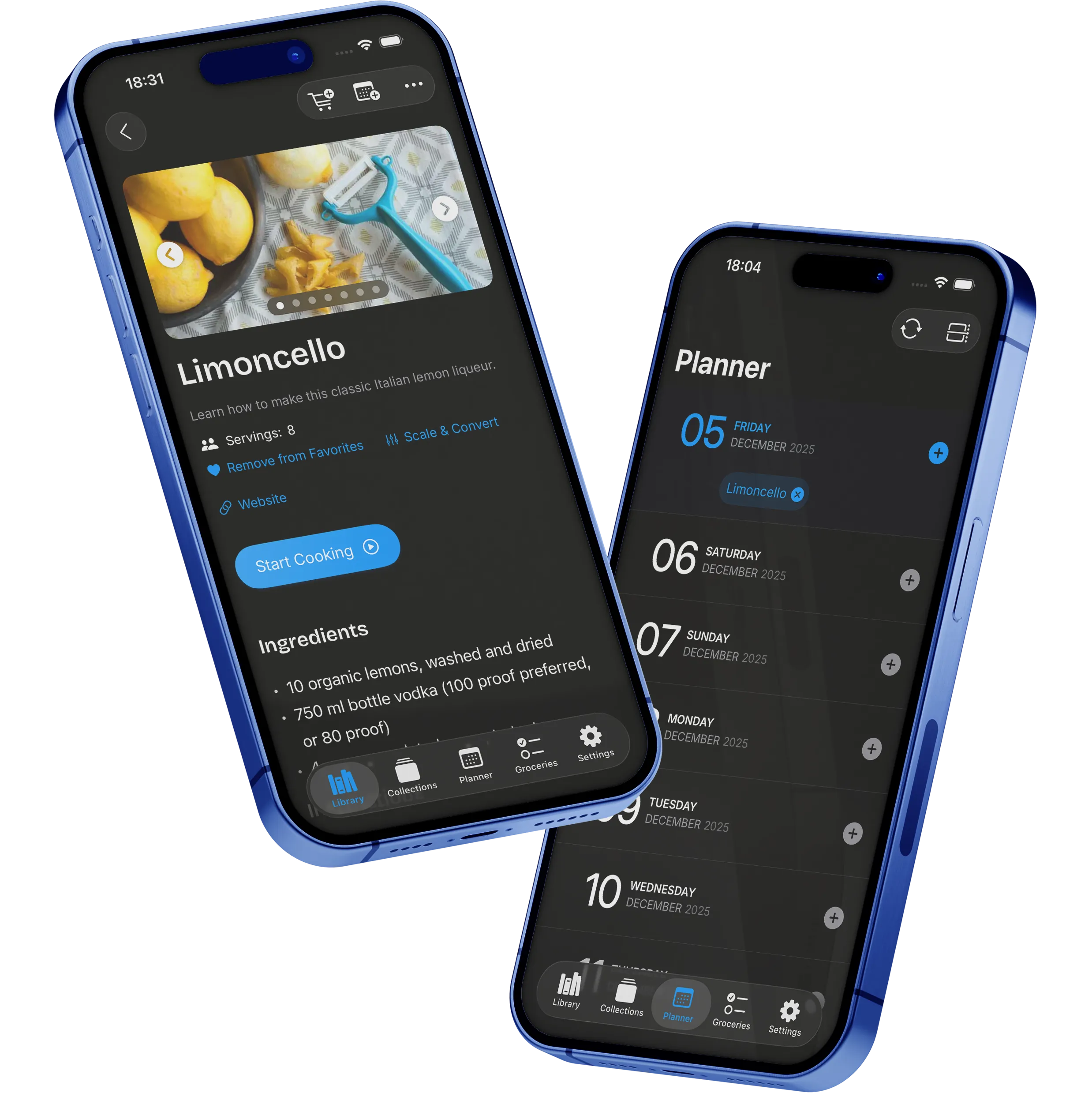 Modern Kitchen App Interface